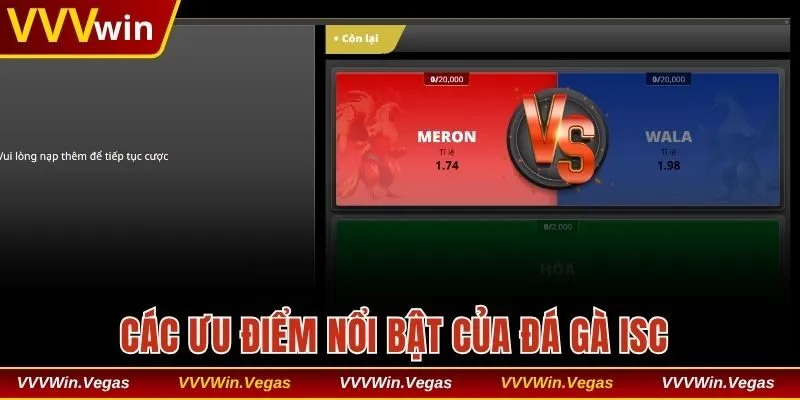 Các ưu điểm nổi bật của đá gà ISC