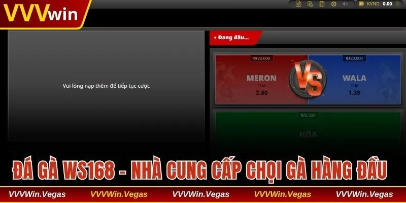 Đá Gà WS168
